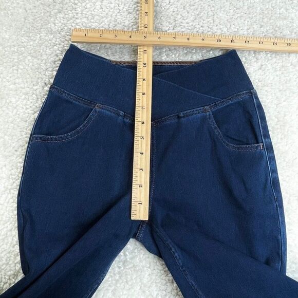 Halaramagic High Waisted Crossover Stretchy Super Flare Jean 32" Small Tall - Picture 10 of 11